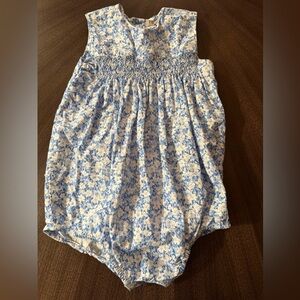 Floral Baby romper, French 18-24 months